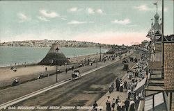 Boulevard Showing Beach Revere Beach, MA Postcard Postcard Postcard