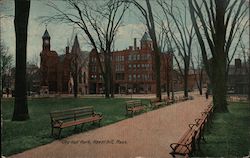 City Hall Park Postcard