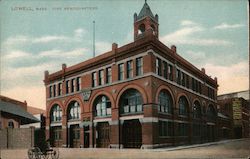 Fire Headquarters Postcard