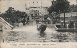 Chutes, Riverview Park Postcard