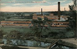 File Works, Woolen Mills, Car Shops Postcard
