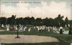 Children's Playground, Mitchell Park Postcard