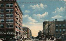 Main Street, South Rockford, IL Postcard Postcard Postcard