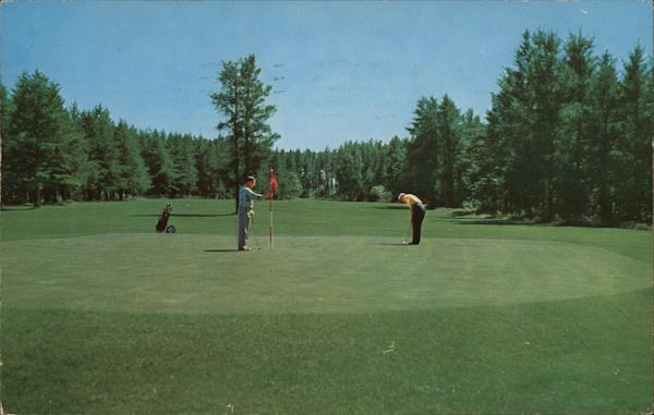 Wooded Fairway at Hayward Country Club Wisconsin
