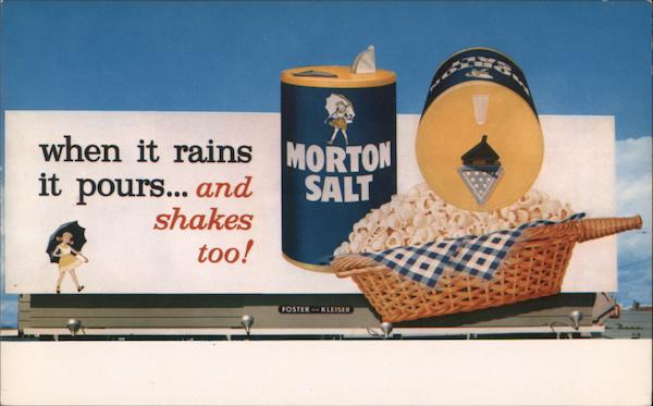 When It Rains It Pours... And Shakes Too! Morton Salt