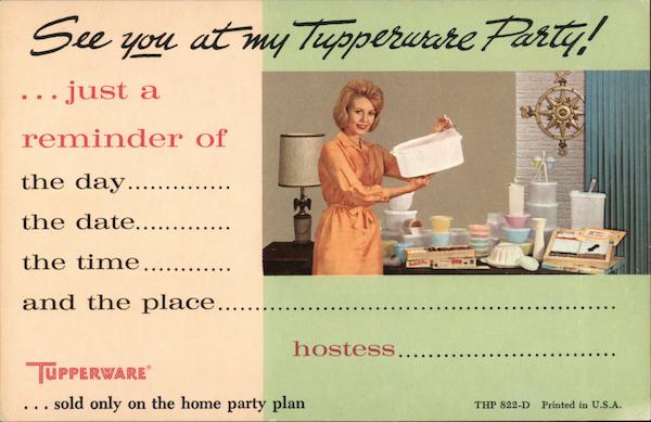 See You at My Tupperware Party! Advertising
