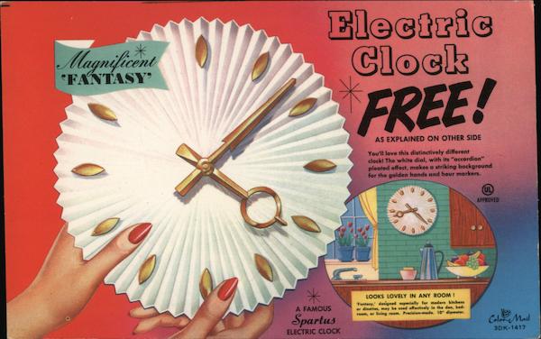 Magificent Fantasy Electric Clock Checker Stores