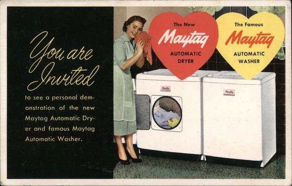Maytag Automatic Washer and Dryer Advertising