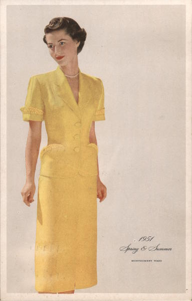 Montgomery Ward Spring & Summer Catalog, 1951 Advertising
