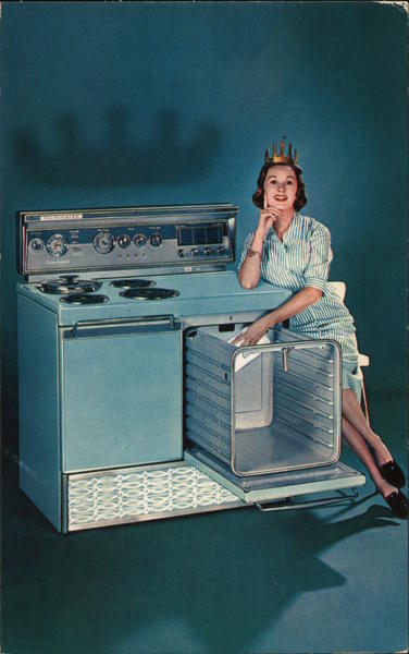 New Frigidaire Pull 'N Clean Oven Advertising