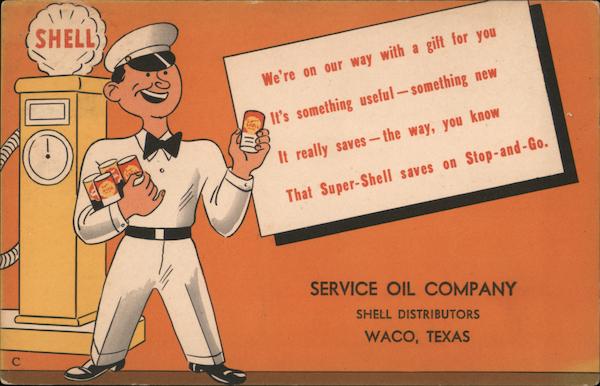 Shell We're On Our Way With A Gift For You, It's Something Useful Something New It Really Saves The Way You Know