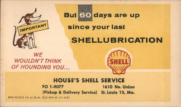 House's Shell Service St. Louis Missouri