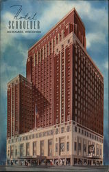 Hotel Schroeder Home of the Famous Empire Room "Hospitality At Its Best" Milwaukee, WI Postcard Postcard Postcard