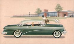 1954 Buick 76R Roadmaster Riviera Cars Postcard Postcard Postcard