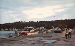 Autumn Day on the Fish Creek Dock Postcard