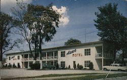 Manor Motel Postcard