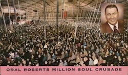 Personal Invitation to Attend Oral Roberts Million Soul Crusade February 6-15, 1959 Fairground Coliseum Postcard