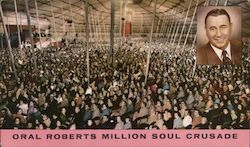 Personal Invitation to Attend Oral Roberts Million Soul Crusade February 6-15, 1959 Fairground Coliseum Indianapolis, IN Postcar Postcard