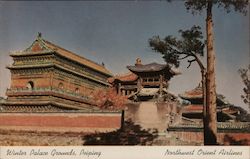 Winter Palace Grounds, Northwest Orient Airlines Postcard