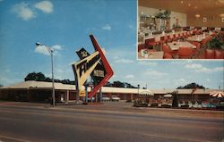 The Flamingo Motel and Restaurant 3000 W. 3rd Hwy. 66 West Postcard