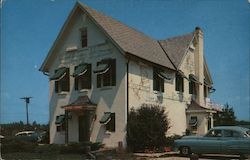 Half Way House, Three Miles West of Milwaukee on West Blue Mound Road and Watertown Plank Road. Postcard