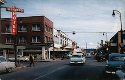 Street view Auburn, WA Postcard Postcard Postcard