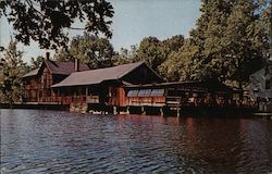 Cobb's Mill Inn by the Waterfall Postcard