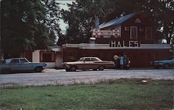 Hale's Restaurant Located Off Route 3 For a Delightful Afternoon Grand Tower, IL Mike Coles Postcard Postcard Postcard