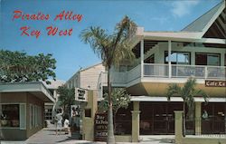 Pirates Alley Presents "Old World Charm" and Quaint Shops. Located Down the Street From the Aquarium Key West, FL Postcard Postc Postcard