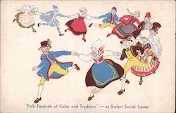 Harvest Festival of Many Lands, Siefert Social Center Postcard