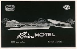 Riviera Motel Denver, CO Postcard Postcard Postcard