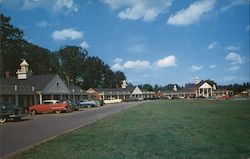 White House Motor Lodge Postcard