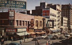 Corner of Second and Virginia Streets, looking southeast Reno, NV Walt Mulcahy Postcard Postcard 
