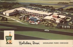 Holiday Inn Highland Park, IL Postcard Postcard Postcard