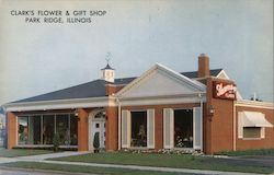 Clark's Flower & Gift Shop Postcard