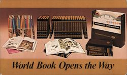 The World Book Encyclopedia Advertising Postcard Postcard Postcard