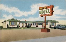 Wheeling Motel  New Modern Comfortable U.S. 45-21 Illinois Postcard Postcard Postcard