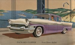 1957 Packard Clipper Four-Door Sedan Postcard
