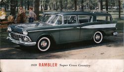 1959 Rambler Super Cross Country Postcard