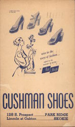 Air Step Cushman Shoes Park Ridge Skokie Postcard