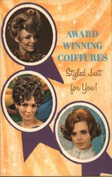 Award Winning Coiffures - Central Beauty Salon Postcard