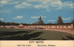 City Motel Manistique, MI Postcard Postcard Postcard