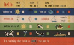 Gulf Info Post Card Postcard