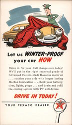 Let Texaco Winter-Proof Your Car Now Postcard
