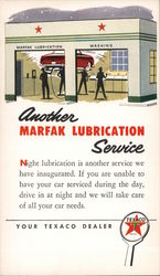 Your Texaco Dealer Another Marfak Lubrication Service Postcard
