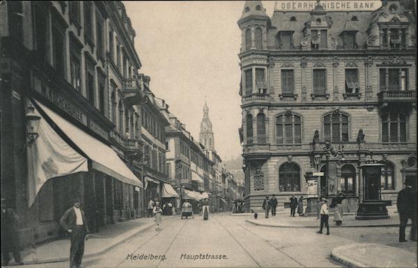 Hauptstrasse, Old Town Heidelberg Germany