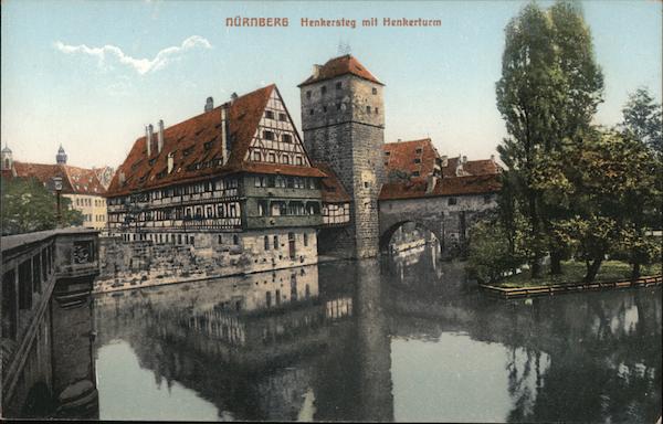 Henkersteg mit Henkerturm Nürnberg Germany