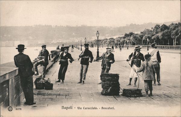Via Caracciolo - Pescatori Naples Italy