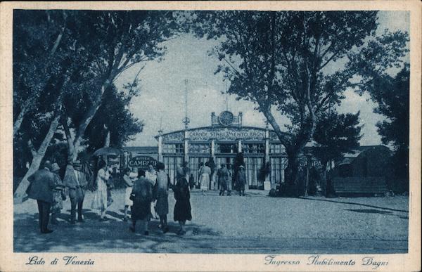 Lido di venezia, Ingresso stabilimento bagni Italy
