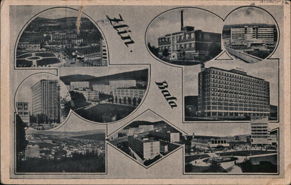 Zlin. Bat'a Czech republic Eastern Europe